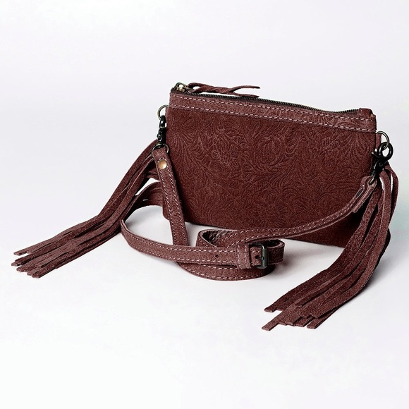 American Darling Small Crossbody Genuine Western Leather - Picture 3 of 14